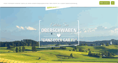 Desktop Screenshot of oberschwaben-tourismus.de