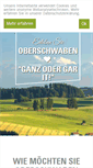 Mobile Screenshot of oberschwaben-tourismus.de